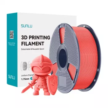 SUNLU PLA+ Filament 1,75 mm rosso ciliegia 1 kg