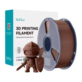 SUNLU PLA+ filamento 1,75 mm Chocolate 1 kg