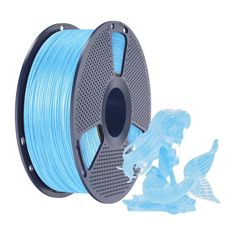 SUNLU PLA filamento (Shiny Blue) 1,75 mm 1 kg