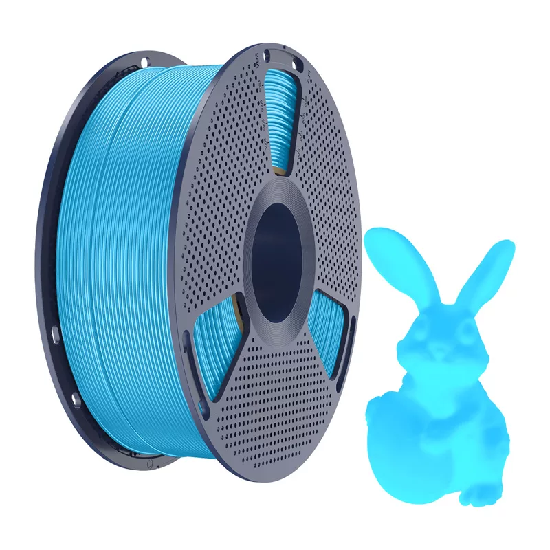 Filamento SUNLU PLA Glow In The Dark 1,75 mm blu 1 kg