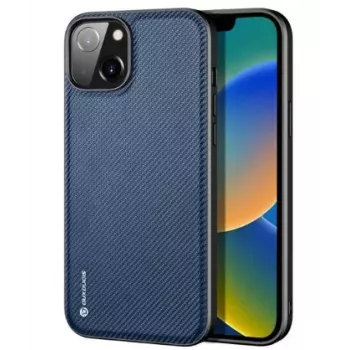 Dux Ducis Apple iPhone 14 Fino Custodia in nylon blu