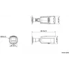 Hikvision DS-2CD2T83G2-2LI(2.8mm) Telecamera IP bullet 8MP AcuSense con Dual Light
