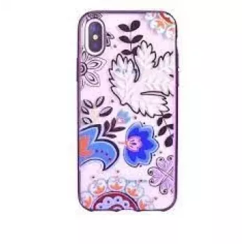 Devia Apple iPhone X Crystal Blossom Case oro rosa