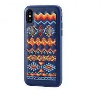 Devia Apple iPhone X Custodia con ricamo floreale Bohemian