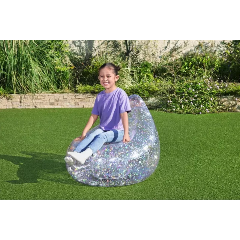 Bestway Poltrona gonfiabile glitter 72x72x64 cm