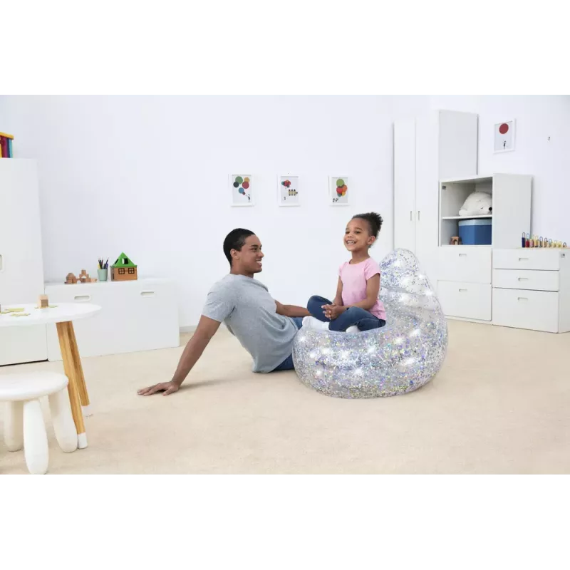 Bestway Poltrona gonfiabile glitter 72x72x64 cm