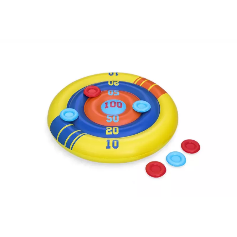 Bestway Gioco gonfiabile per piscina Arcade Shield con frisbee 140 cm