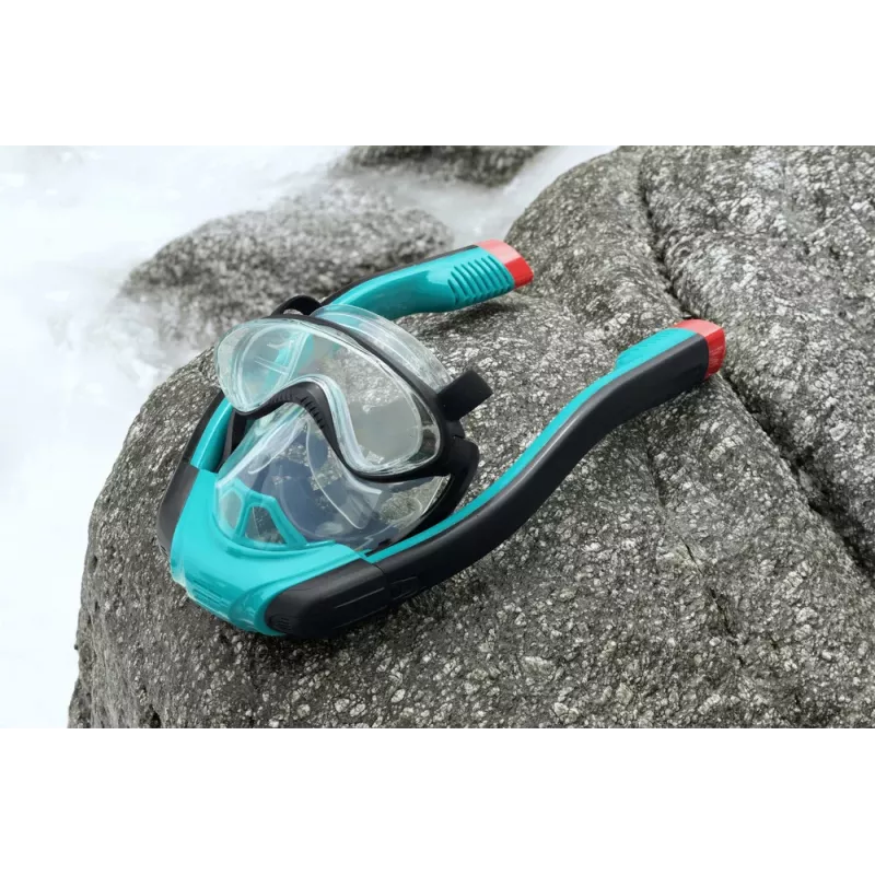 Bestway 24058 Maschera da snorkeling full face L/XL nero/blu