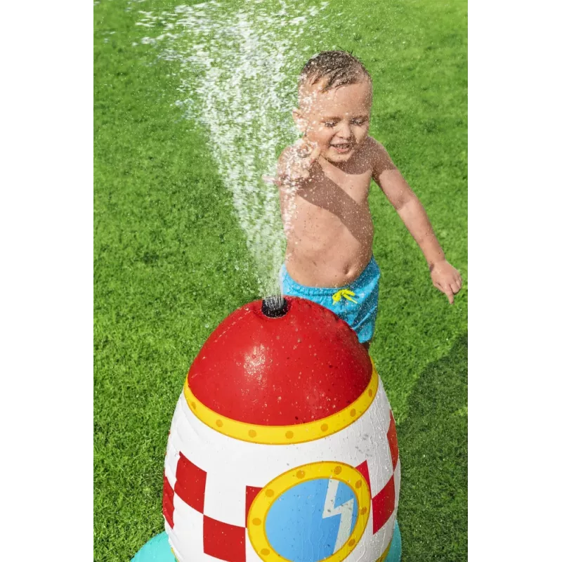 Bestway Fontana d'acqua gonfiabile a razzo 64 x 61 x 102 cm