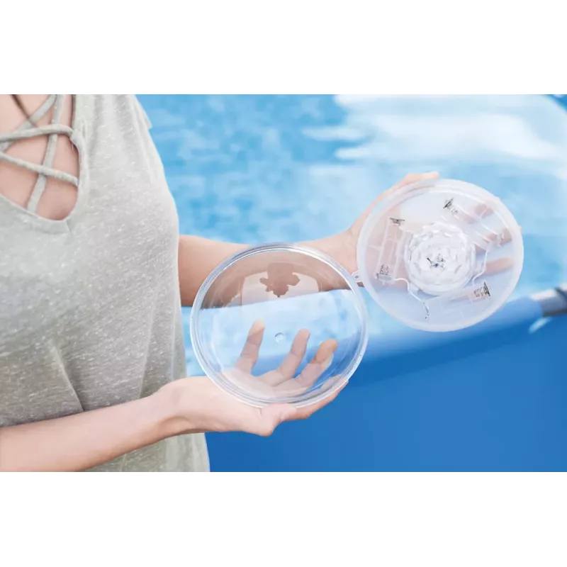 Bestway Luce LED galleggiante per piscina a batteria 58419