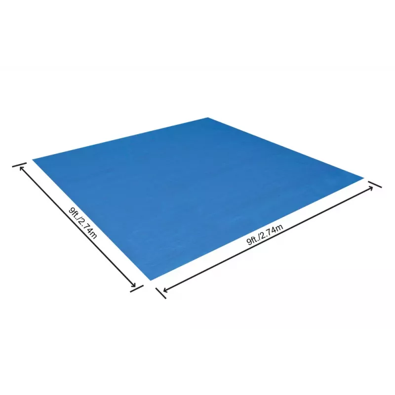 Bestway Flowclear Telone da terra per piscina 274 x 274 cm blu