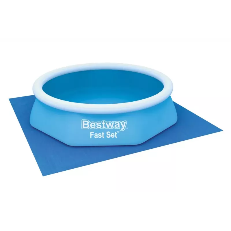Bestway Flowclear Telone da terra per piscina 274 x 274 cm blu