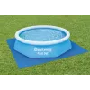 Bestway Flowclear Telone da terra per piscina 274 x 274 cm blu