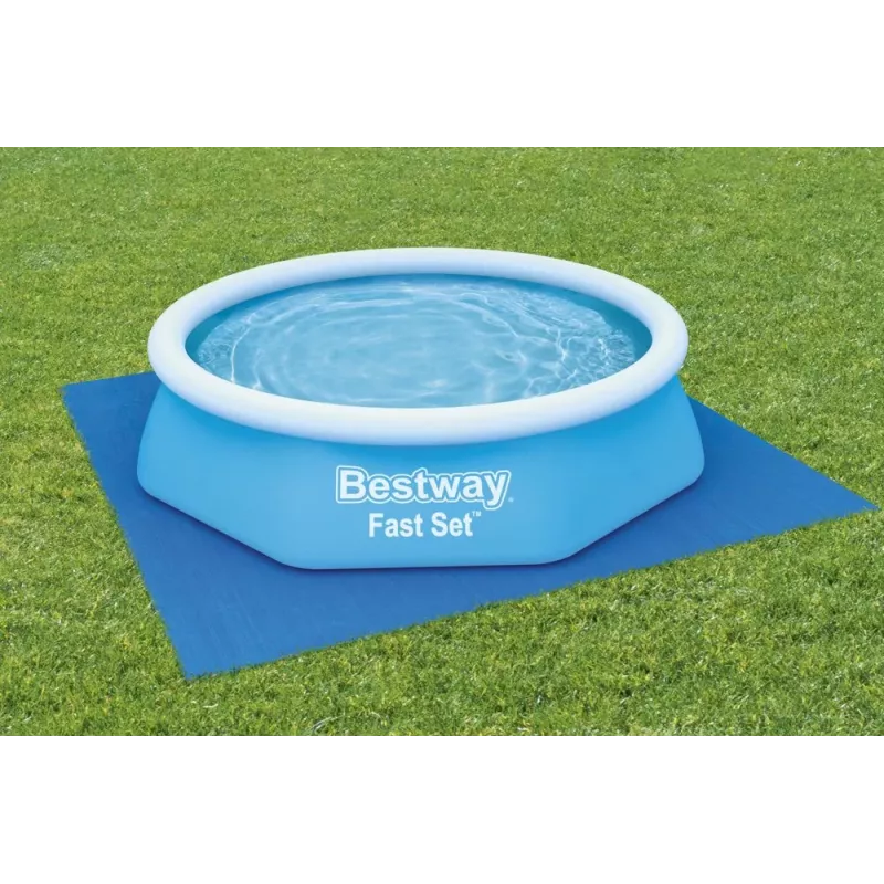 Bestway Flowclear Telone da terra per piscina 274 x 274 cm blu