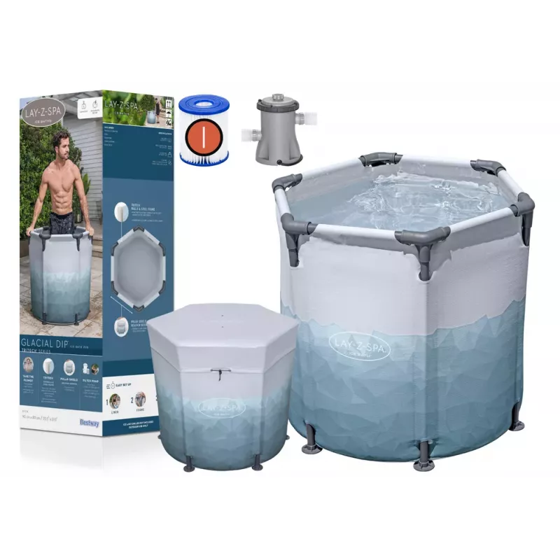 Bestway Vasca per ghiaccio Barrel 253L 6002K