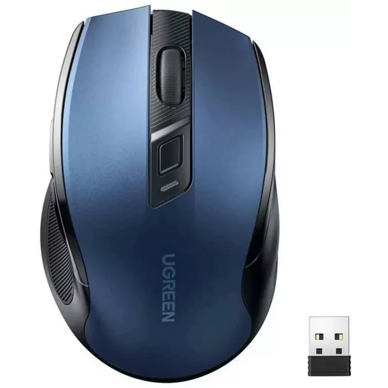 Ugreen MU006 Mouse ottico wireless 2.4GHz / Bluetooth 5.0 4000 DPI - blu