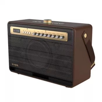 W-KING K6L Altoparlante Bluetooth portatile 120W, marrone