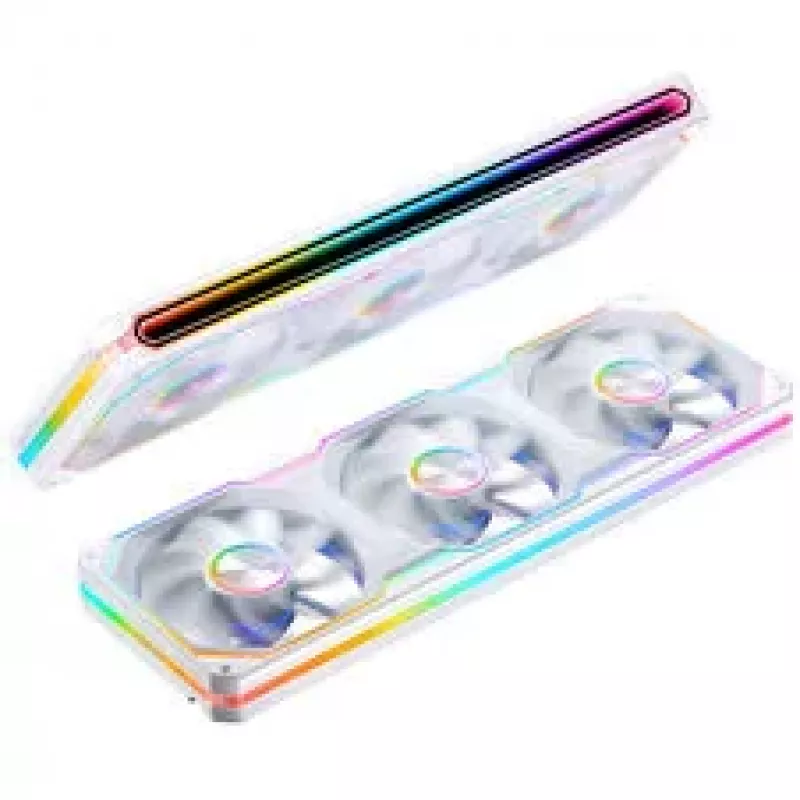 Jonsbo XA-360 Reverse Blade PWM ARGB 360mm ventola per case PC bianca confezione da 3