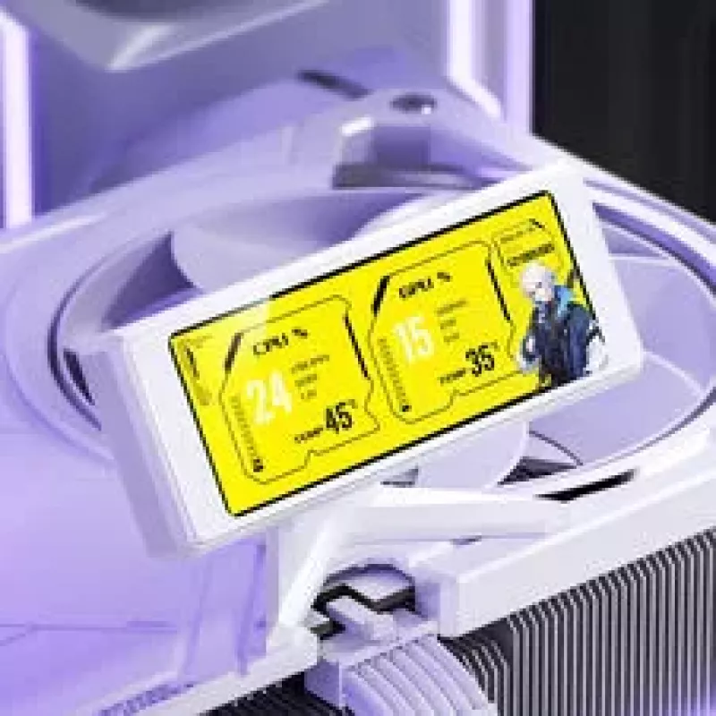 Jonsbo DS339 mini display IPS 3,39 pollici USB-C bianco