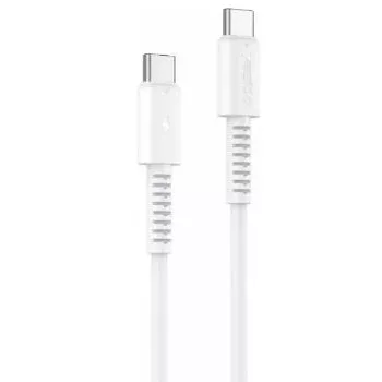 Yesido cavo dati USB-C a USB-C 60W PVC CA154 bianco