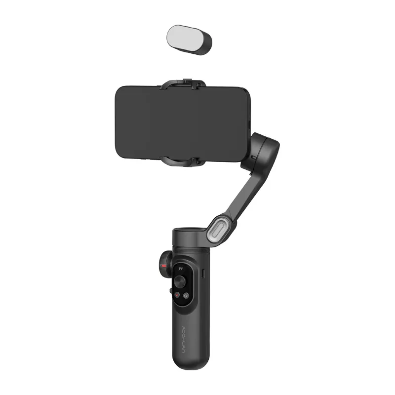 AOCHUAN X Pro Gimbal con illuminazione RGB (nero)