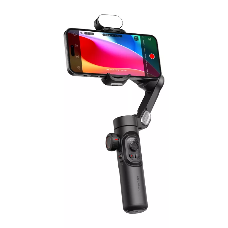AOCHUAN XE Gimbal con illuminazione RGB (nero)