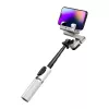 AOCHUAN M1 Pro Gimbal con illuminazione RGB (bianco)