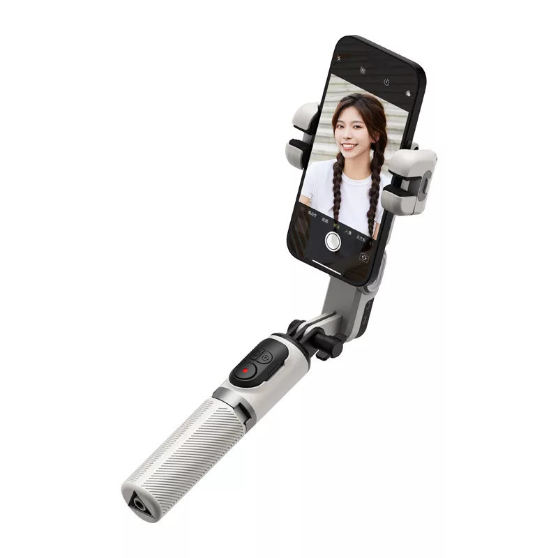 AOCHUAN M1 Pro Gimbal con illuminazione RGB (bianco)
