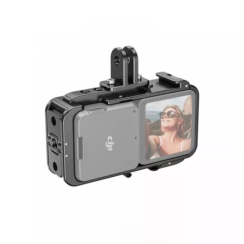 TELESIN gabbia protettiva in metallo per DJI Action 2 (OA-FMS-003)