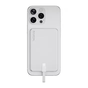 Powerbank Flextail Zero Power Metal 5000 mAh, argento