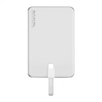 Powerbank Flextail Zero Power Metal 5000 mAh, argento