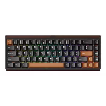 AKKO RAY68-HE Brown Tastiera Meccanica da Gaming 68 Tasti Tri-Mode Wireless