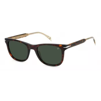 DAVID BECKHAM DB-1113-S-086 occhiali da sole quadrati havana verde