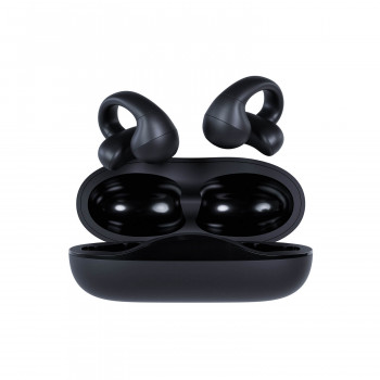 Happy Plugs Clip auricolari open-ear clip-on wireless (nero)