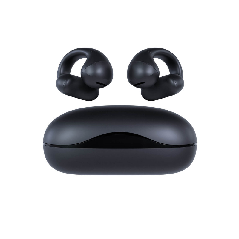 Happy Plugs Clip auricolari open-ear clip-on wireless (nero)