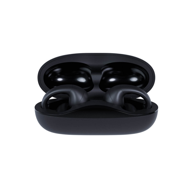 Happy Plugs Clip auricolari open-ear clip-on wireless (nero)