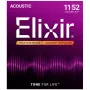 Corde per chitarra acustica Elixir Strings 16027 Phosphor Bronze Custom Light NANOWEB (11-52)