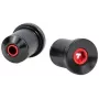 Tilt Bar Ends 22 Size - nero - composito in nylon - coppia