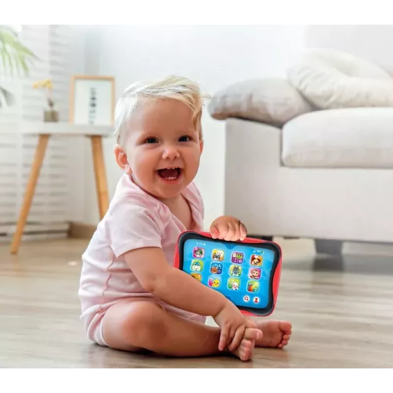 Tablet parlante per bambini Clementoni 17535 - Giocattolo elettronico educativo per bambini da 12 mesi