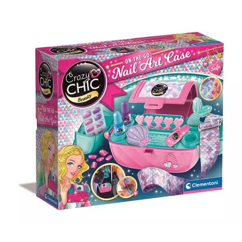 Clementoni Crazy Chic Mobile Nail Studio Borsa 18217