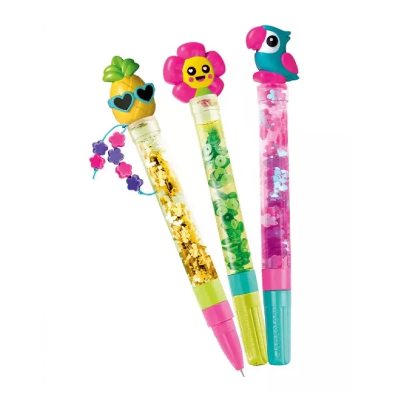 Clementoni Mini Factory: Kit Penne Tropicali Fai da Te 18830