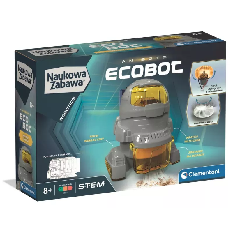 Clementoni Science & Play Kit Robot EcoBot (lingua polacca) 50061