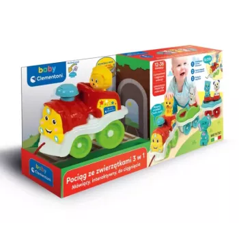Clementoni Treno Animali Interattivo Lingua Polacca 50802