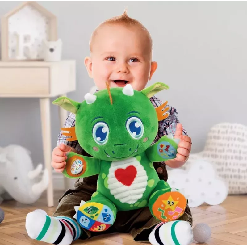 Clementoni Baby Drago Amichevole Giocattolo Educativo Interattivo - Lingua Polacca - 50938