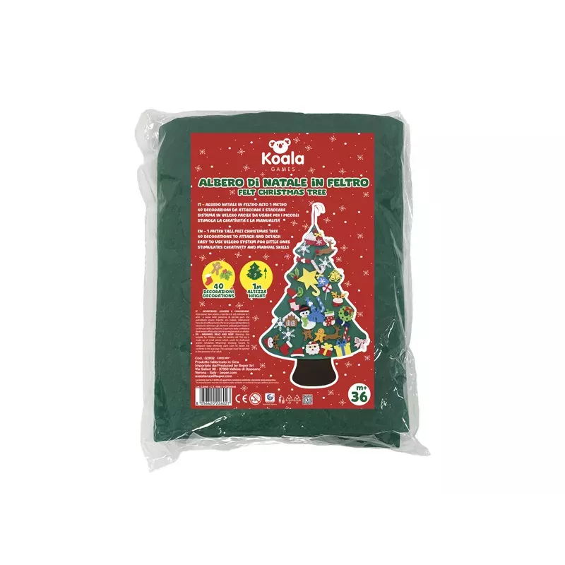 Koala Games G2602 Albero di Natale in feltro