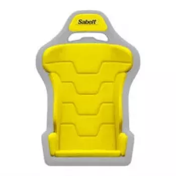 Sabelt SRS-1 Pads Kit set di cuscinetti di ricambio 20 mm in schiuma Racing Yellow