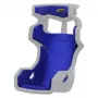 Sabelt SRX-1 Pads Kit cuscinetti per casco di ricambio 20 mm in schiuma Royal Blue