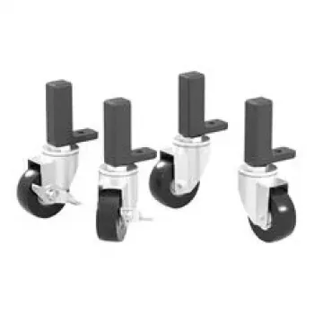 SABELT SIM RACING Sabelt kit ruote, rotelle heavy duty, per rig Sim Racing - nero, set da 4 pezzi