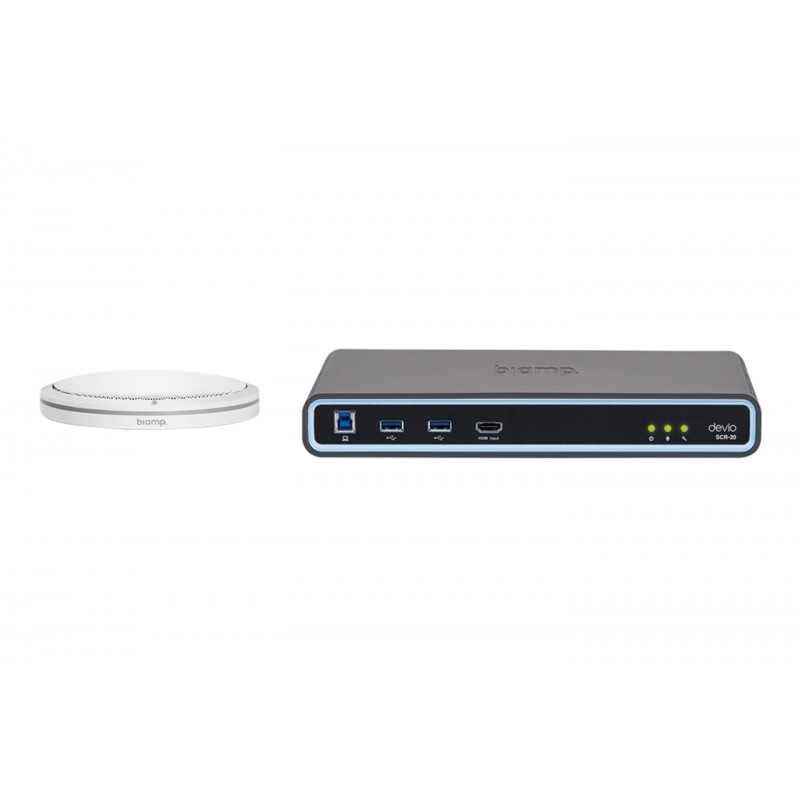 Biamp Devio SCR-20TX White hub per conferenze / processore di collaborazione