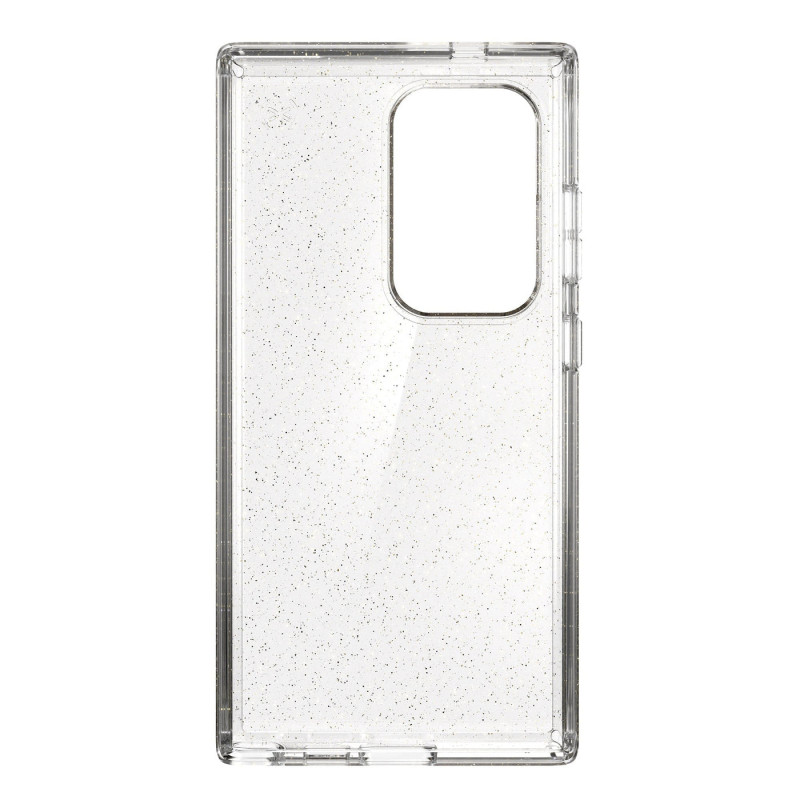 Speck Presidio Lux Custodia con glitter per Samsung Galaxy S24 Ultra (trasparente / glitter oro)